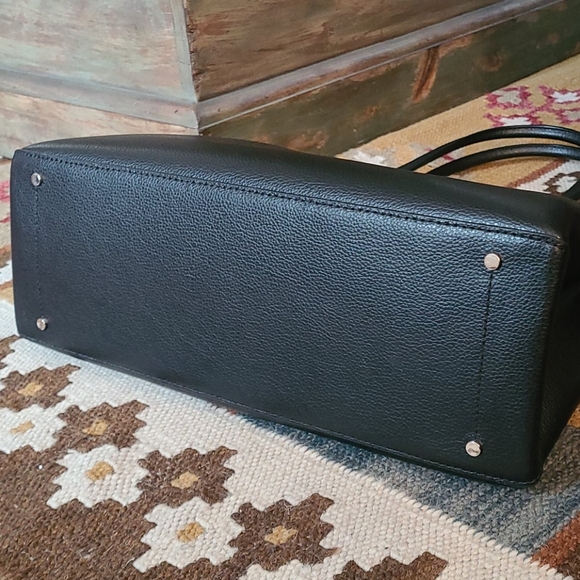 Kate Spade Eva Large Leather Tote Bag Black - Picture 4 of 6